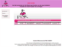Tablet Screenshot of pinkcherry.fashion123.de