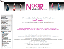 Tablet Screenshot of noormoden.fashion123.de
